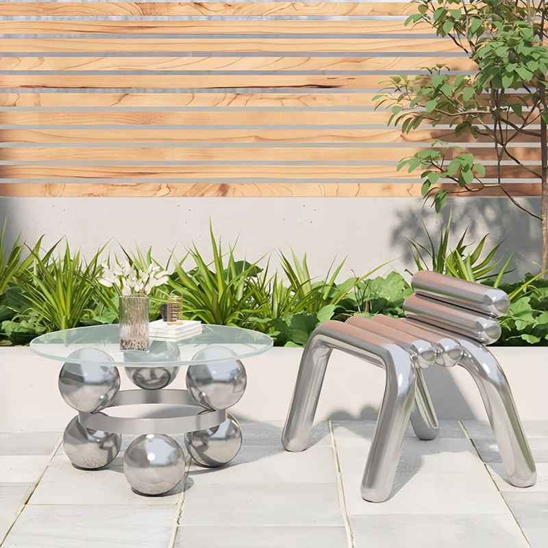 Paslanmaz çelik sandalye, hafi - Outdoor Furniture Metal Chairs incelemesi ve fiyatı