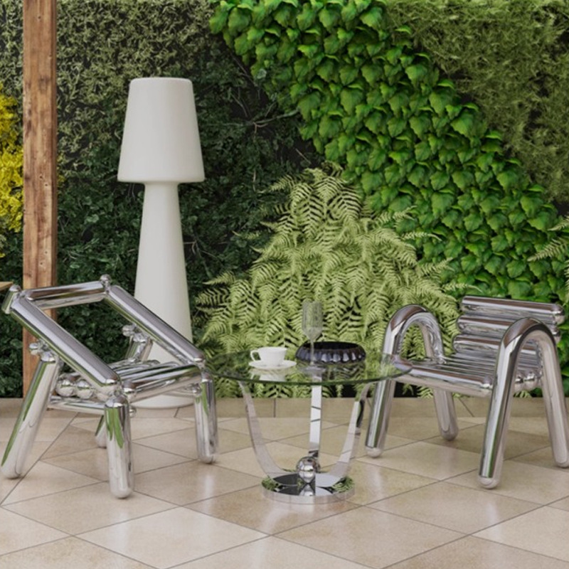 Paslanmaz çelik sandalye, hafi - Outdoor Furniture Metal Chairs incelemesi ve fiyatı