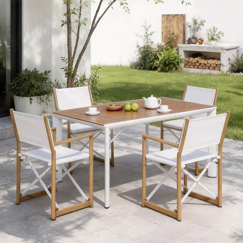 Lüks Alüminyum Metal Restoran  - Outdoor Furniture Metal Chairs incelemesi ve fiyatı
