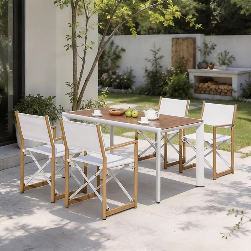 Lüks Alüminyum Metal Restoran  - Outdoor Furniture Metal Chairs incelemesi ve fiyatı